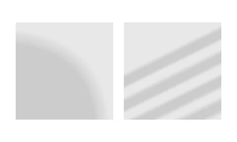 Overlay Shadow Effects and Light from the Window Vector Set Stock Illustration