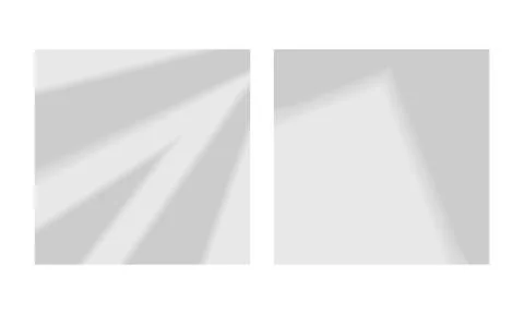 Overlay Shadow Effects and Light from the Window Vector Set Stockillustratie