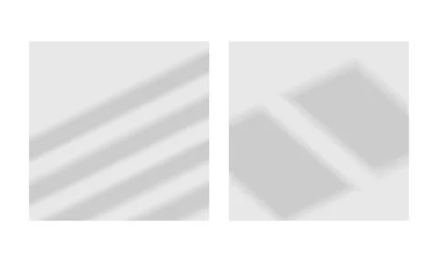 Overlay Shadow Effects and Light from the Window Vector Set Stockillustratie