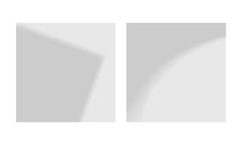 Overlay Shadow Effects and Light from the Window Vector Set Stockillustratie