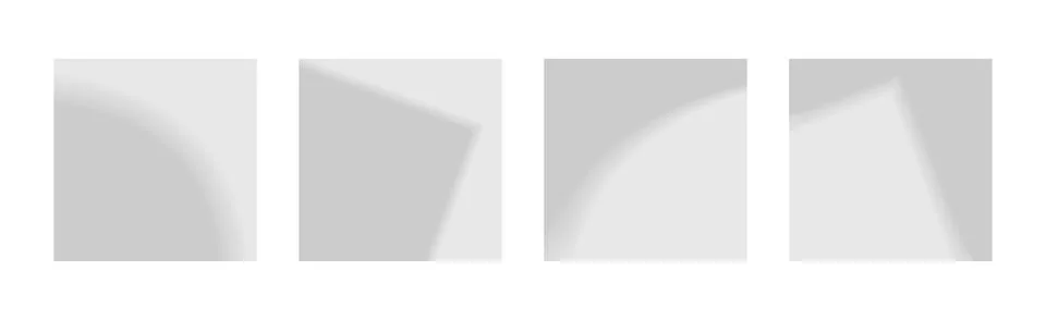 Overlay Shadow Effects and Light from the Window Vector Set. Stockillustratie