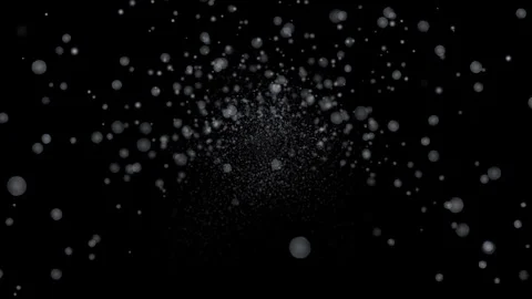 Overlay of Snow particles generator Stock Footage 259475416