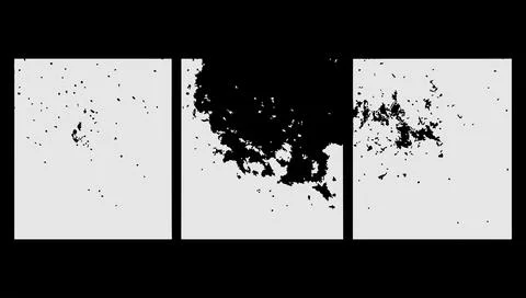 Overlay texture set illustration vector. Abstract pattern textured dirty an.. Stock Illustration
