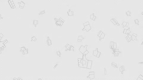 Overlay Thumbs Up Emoticon Animation, on Alpha Channel, Loop 库存影片 308957282