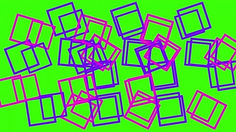 Overlay transition elements for neon  with flat motion 1 (62) Stock Footage 300775756