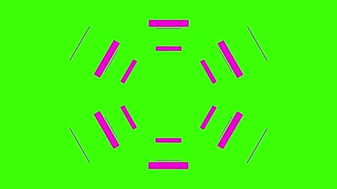 Overlay transition elements for neon  with flat motion 1 (76) Stock Footage 300775811