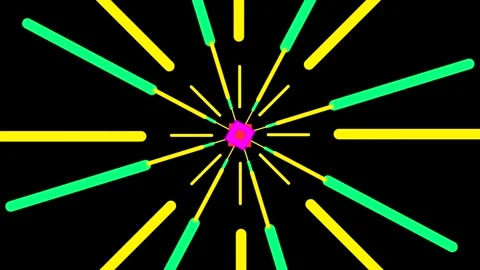 Overlay transition elements for neon  with flat motion 1 (120) Stock Footage 300776121