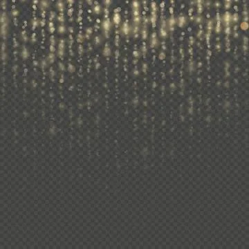 Overlay transparent glitter threads of curtain backdrop. Christmas and New Year Stock Illustration