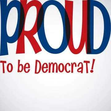 Overlay typographic Independence Day card in vector format. Stock Illustration