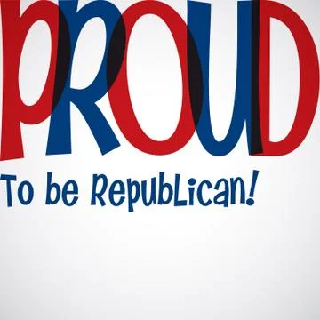 Overlay typographic Independence Day card in vector format. Stock Illustration