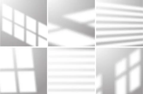 Overlay window summer light. realistic sunlight mockup effect. Stock Illustration