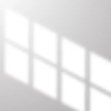 Overlay window summer light. Vector realistic sunlight mockup effect. Illustrazione stock