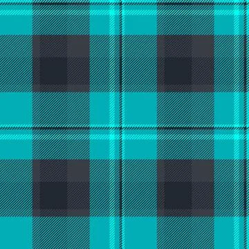 Overlayed texture plaid background, linen textile fabric vector. Front tart.. Stock Illustration