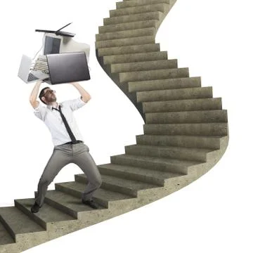 Overload businessman Stock Photos