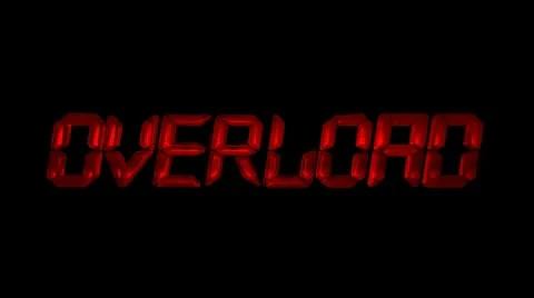 Overload Light LED (loopable) Stock Footage 10708966