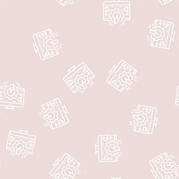 Overload system line seamless pattern イラスト素材