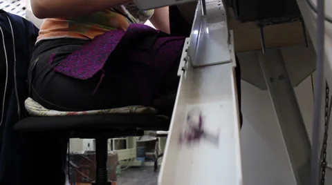 Overlock machine 6 Stock Footage 33312174