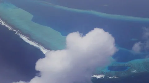 Overlook maldives Stock Footage 42121637