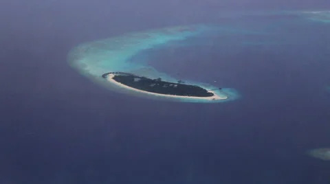 Overlook maldives Stock Footage 42121772