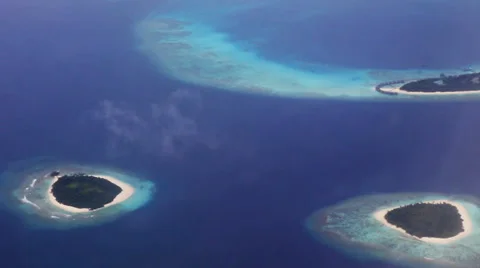 Overlook maldives Stock Footage 42121820