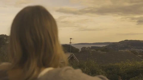 Overlooking British Coast Stock Footage 284880140