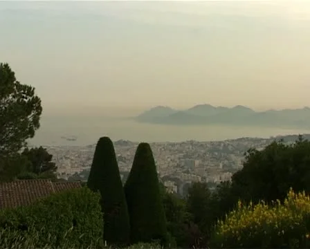 Overlooking Cannes shot Vídeo Stock 10906058