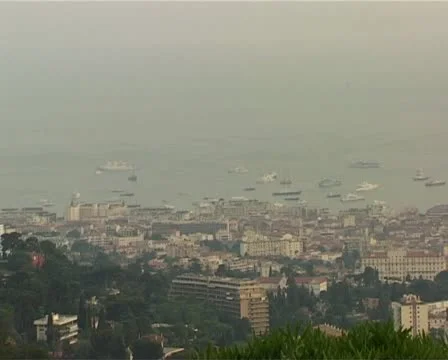 Overlooking Cannes shot2 Vídeo Stock 10906135