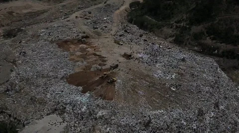 Overlooking Guatemala Dump Stock Footage 61158081