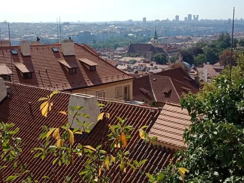 Overlooking Prague Stock Photos