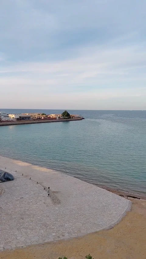 Overlooking a resort Stock Footage 335593362