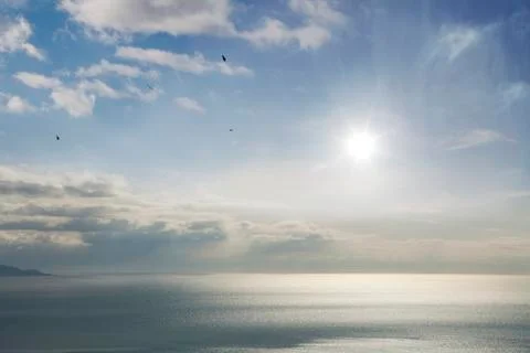 Overlooking the sea Stock Photos