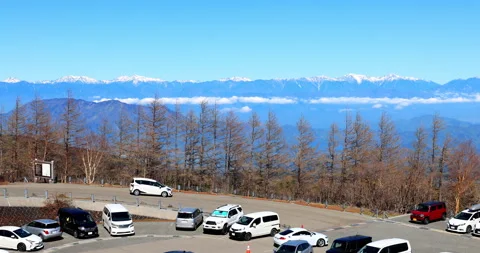 Overlooking on the top of Fuji Mountain Vídeos de archivo 295757742
