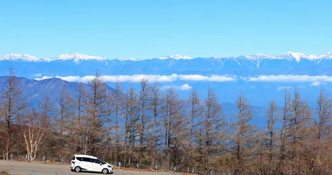 Overlooking on the top of Fuji Mountain Stock-Footage 295757770