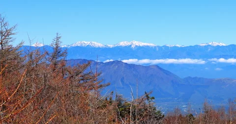 Overlooking on the top of Fuji Mountain Stock Footage 295758053