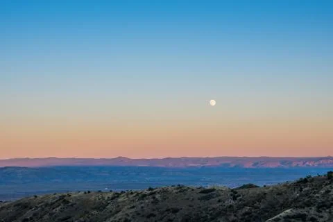 An overlooking view of nature while going to Jerome, Arizona Stock Photos