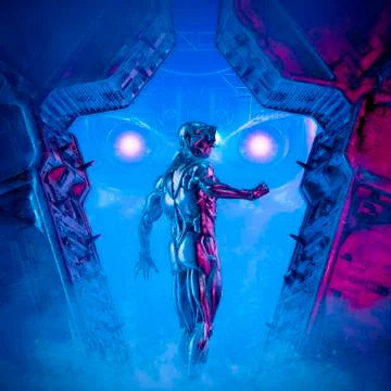 Overlord of Titan Illustrazione stock