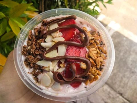 Overnight oat Stock Photos