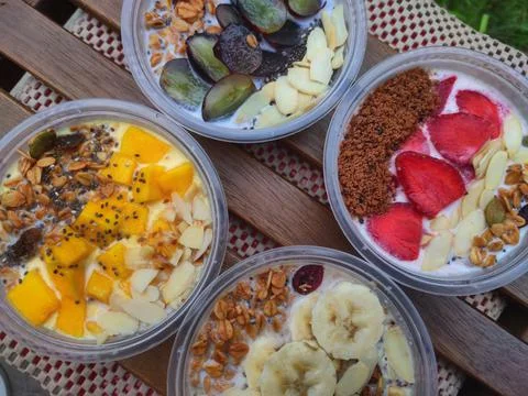 Overnight oat Stock Photos