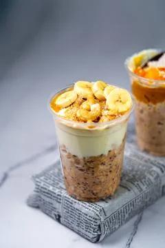 Overnight Oats Stock Photos