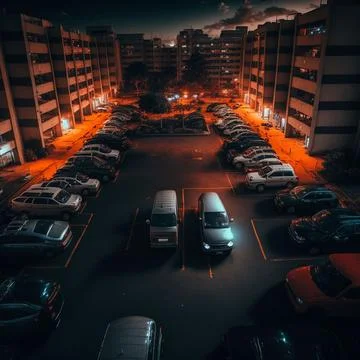 Overnight parking Stock Illustration