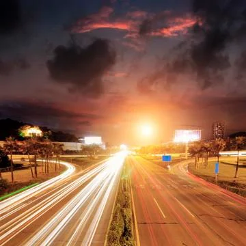 Overpass bridge Foto stock
