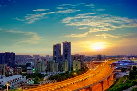 Overpass bridge Stock Photos
