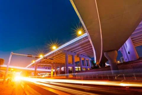 Overpass bridge Stock Photos