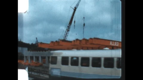 Overpass Construction in Chicago 1959 Stock Footage 294792861
