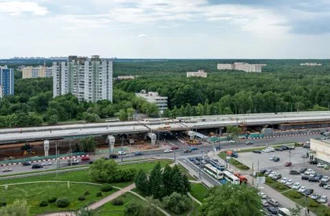 Overpass construction Stock Photos