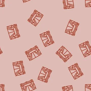 Overpass highway road line vector seamless pattern Illustrazione stock
