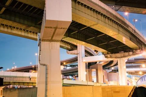 Overpass in Osaka Stock Photos