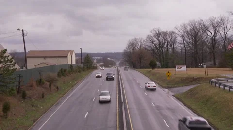 Overpass view one Stock Footage 8557198