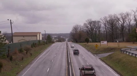 Overpass view two Stock Footage 8557207