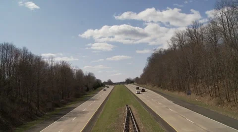 Overpass view15 Stock Footage 8557213